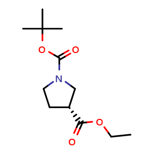 ethyl (r)-1-boc-3-pyrrolidinecarboxylate