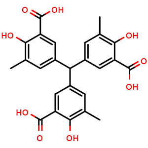 5,5',5''-Methanetriyltris(2-hydroxy-3-methylbenzoic acid)