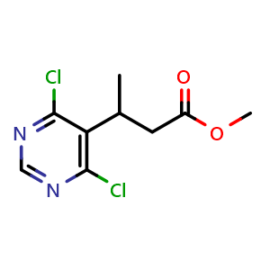 Methyl 3-(4,6-Dichloro-5-pyrimidyl)butyrate