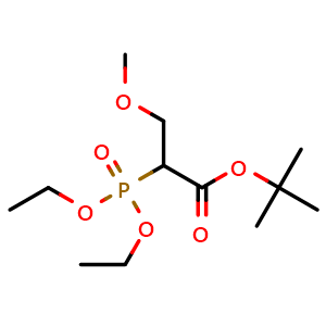tert-Butyl 2-(Diethoxyphosphoryl)-3-methoxypropanoate
