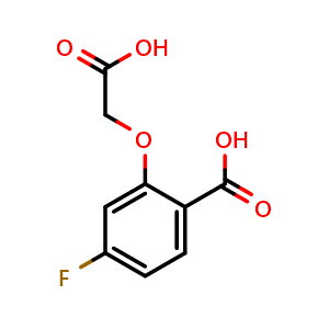 2-(Carboxymethoxy)-4-fluorobenzoic acid