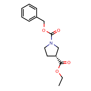 Ethyl (R)-N-Cbz-3-pyrrolidinecarboxylate