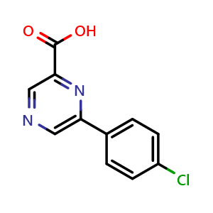6-(4-Chlorophenyl)pyrazine-2-carboxylic acid
