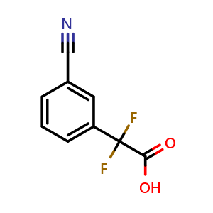 2-(3-Cyanophenyl)-2,2-difluoroacetic acid