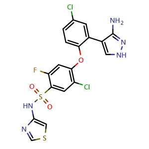 Chemical structure of PF 05089771 , CAS 1235403-62-9, AChemBlock U140176