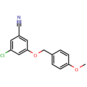 3-Chloro-5-[(4-methoxybenzyl)oxy]benzonitrile