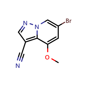 6-bromo-4-methoxypyrazolo[1,5-a]pyridine-3-carbonitrile
