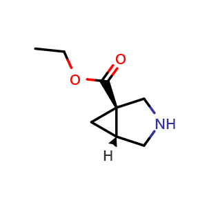 ethyl (1R,5R)-3-azabicyclo[3.1.0]hexane-1-carboxylate