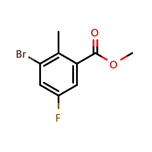 Methyl 3-Bromo-5-fluoro-2-methylbenzoate