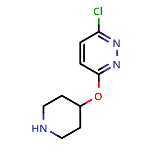 3-Chloro-6-(4-piperidyloxy)pyridazine
