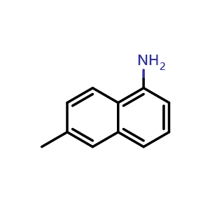 Chemical structure of 1-Amino-6-methylnaphthalene , CAS 116530-22-4, AChemBlock U140537