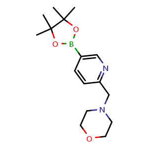 4-[[5-(4,4,5,5-tetramethyl-1,3,2-dioxaborolan-2-yl)pyridin-2-yl]methyl]morpholine