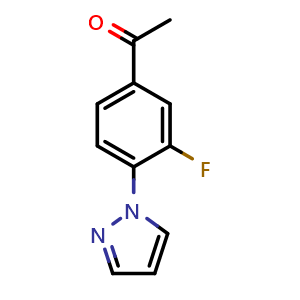 3'-Fluoro-4'-(1-pyrazolyl)acetophenone