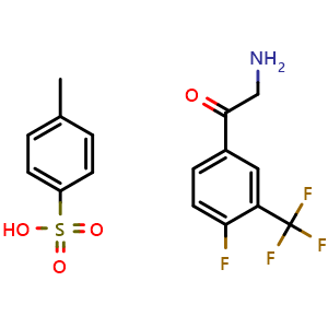 2-Amino-1-[4-fluoro-3-(trifluoromethyl)phenyl]ethanone p-Toluenesulfonate Salt