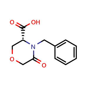(R)-4-Benzyl-5-oxo-3-morpholinecarboxylic acid