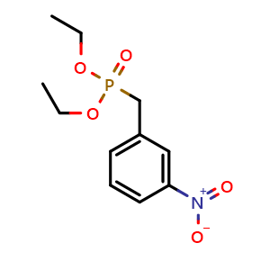 Chemical structure of Diethyl 3-Nitrobenzylphosphonate , CAS 104097-04-3, AChemBlock U140882
