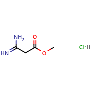 Chemical structure of Methyl 2-Amidinoacetate hydrochloride , CAS 103173-54-2, AChemBlock U140919