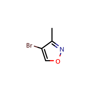 Chemical structure of 4-Bromo-3-methylisoxazole , CAS 101084-19-9, AChemBlock U141009