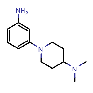 1-(3-Aminophenyl)-N,N-dimethylpiperidin-4-amine