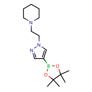 1-(2-(4-(4,4,5,5-tetramethyl-1,3,2-dioxaborolan-2-yl)-1h-pyrazol-1-yl)ethyl)piperidine