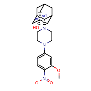 trans-4-[4-(3-Methoxy-4-nitrophenyl)-1-piperazinyl]adamantan-1-ol