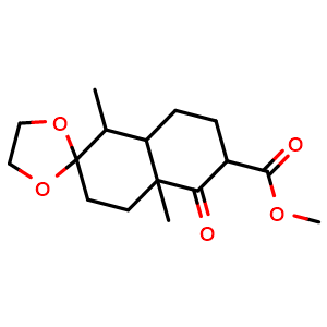 Methyl 1',4a'-Dimethyl-5'-oxooctahydro-1'H-spiro[[1,3]dioxolane-2,2'-naphthalene]-6'-carboxylate