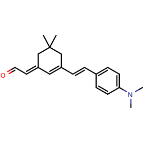 2-[3-[4-(Dimethylamino)styryl]-5,5-dimethyl-2-cyclohexen-1-ylidene]acetaldehyde