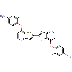 4,4'-[[2,2'-Bithieno[3,2-b]pyridine]-7,7'-diylbis(oxy)]bis(3-fluoroaniline)
