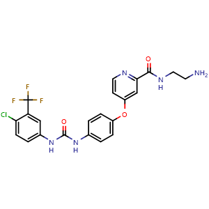 N-(2-Aminoethyl)-4-[4-[3-[4-chloro-3-(trifluoromethyl)phenyl]ureido]phenoxy]pyridine-2-carboxamide
