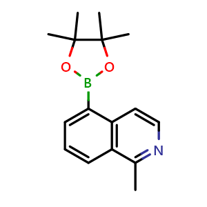1-methyl-5-(4,4,5,5-tetramethyl-1,3,2-dioxaborolan-2-yl)isoquinoline