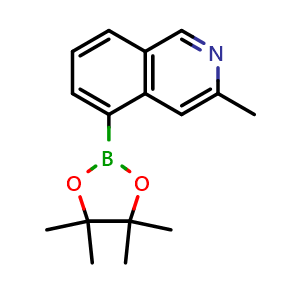 3-methyl-5-(4,4,5,5-tetramethyl-1,3,2-dioxaborolan-2-yl)isoquinoline