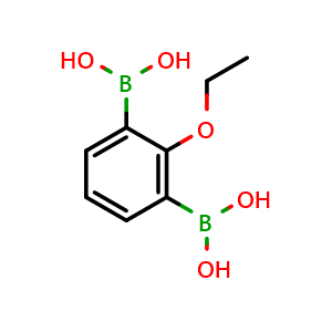 Chemical structure of 3-Borono-2-ethoxyphenylboronic acid , AChemBlock U141271