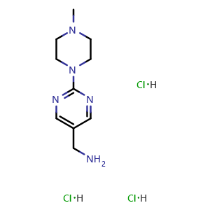 2-(4-Methyl-1-piperazinyl)pyrimidine-5-methanamine trihydrochloride