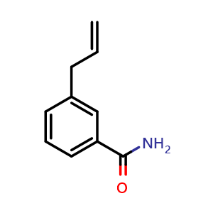 Chemical structure of 3-Allylbenzamide , CAS 2514904-09-5, AChemBlock U141415