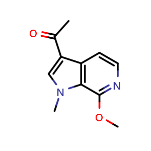 1-(7-methoxy-1-methyl-1H-pyrrolo[2,3-c]pyridin-3-yl)ethan-1-one