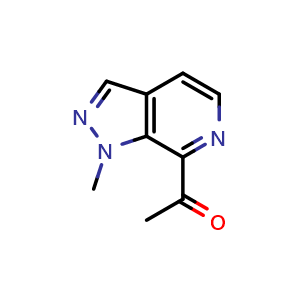 1-(1-methyl-1H-pyrazolo[3,4-c]pyridin-7-yl)ethan-1-one