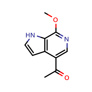 1-(7-methoxy-1H-pyrrolo[2,3-c]pyridin-4-yl)ethan-1-one