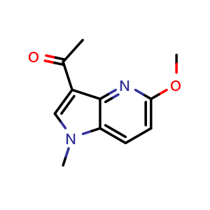 1-(5-methoxy-1-methyl-1H-pyrrolo[3,2-b]pyridin-3-yl)ethan-1-one