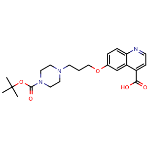 6-[3-(4-Boc-1-piperazinyl)propoxy]quinoline-4-carboxylic acid