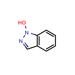 Chemical structure of 1H-Indazol-1-ol , CAS 334525-97-2, AChemBlock U141568