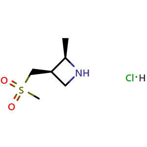 (2R,3R)-2-methyl-3-(methylsulfonylmethyl)azetidine hydrochloride