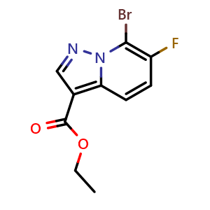 ethyl 7-bromo-6-fluoropyrazolo[1,5-a]pyridine-3-carboxylate