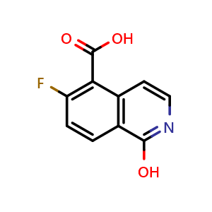 6-fluoro-1-hydroxyisoquinoline-5-carboxylic acid
