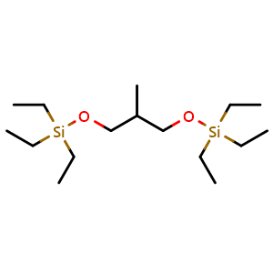 Chemical structure of 3,3,9,9-Tetraethyl-6-methyl-4,8-dioxa-3,9-disilaundecane , CAS 2708286-60-4, AChemBlock U141729