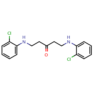 1,5-Bis(2-chlorophenylamino)pentan-3-one