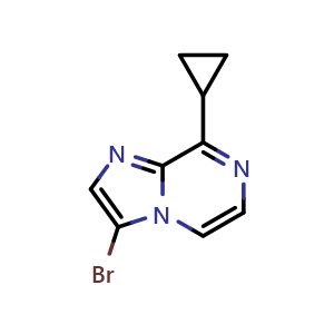 3-bromo-8-cyclopropylimidazo[1,2-a]pyrazine