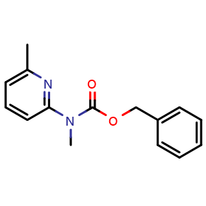 Chemical structure of Benzyl (6-methylpyridin-2-yl)methylcarbamate , CAS 2740657-52-5, AChemBlock U141759