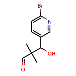 3-(6-Bromo-3-pyridyl)-3-hydroxy-2,2-dimethylpropanal