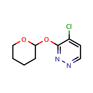 4-Chloro-3-[(2-tetrahydropyranyl)oxy]pyridazine