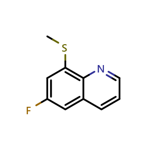 6-fluoro-8-(methylthio)quinoline